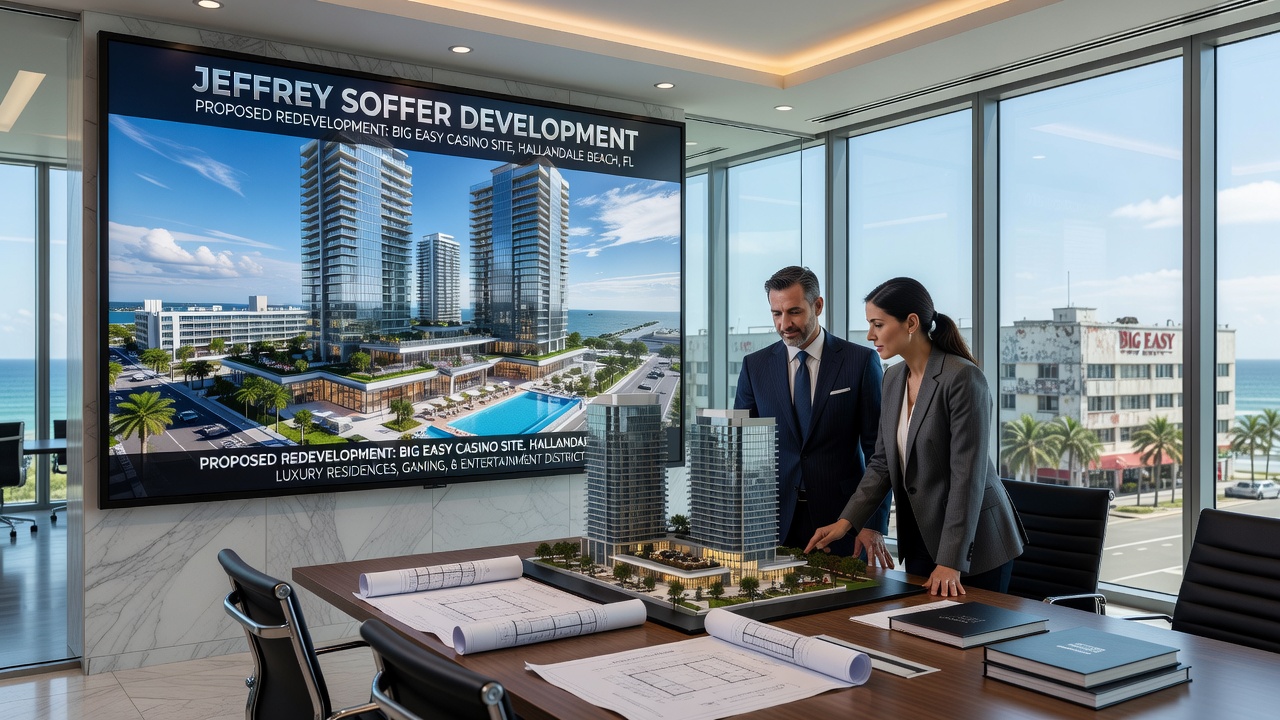 Rendering of proposed new casino and entertainment complex showing modern building design with gaming areas restaurants and outdoor spaces